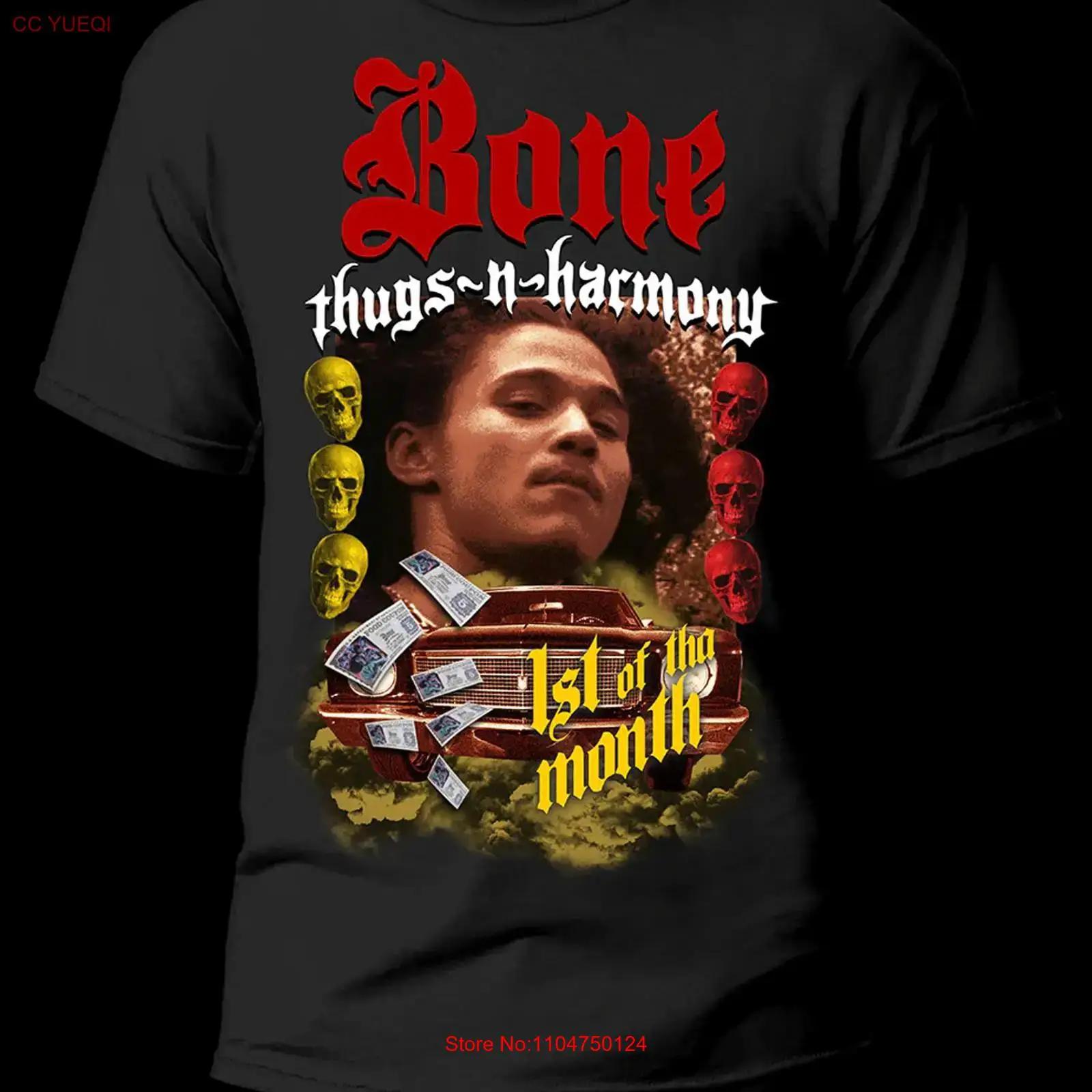 

Bone Thugs N Harmony band NEW T shirt black All sizes 3F78 vintage Washed Soft Top For Everyday Wear fashion Slightly Versatile S разноцветный