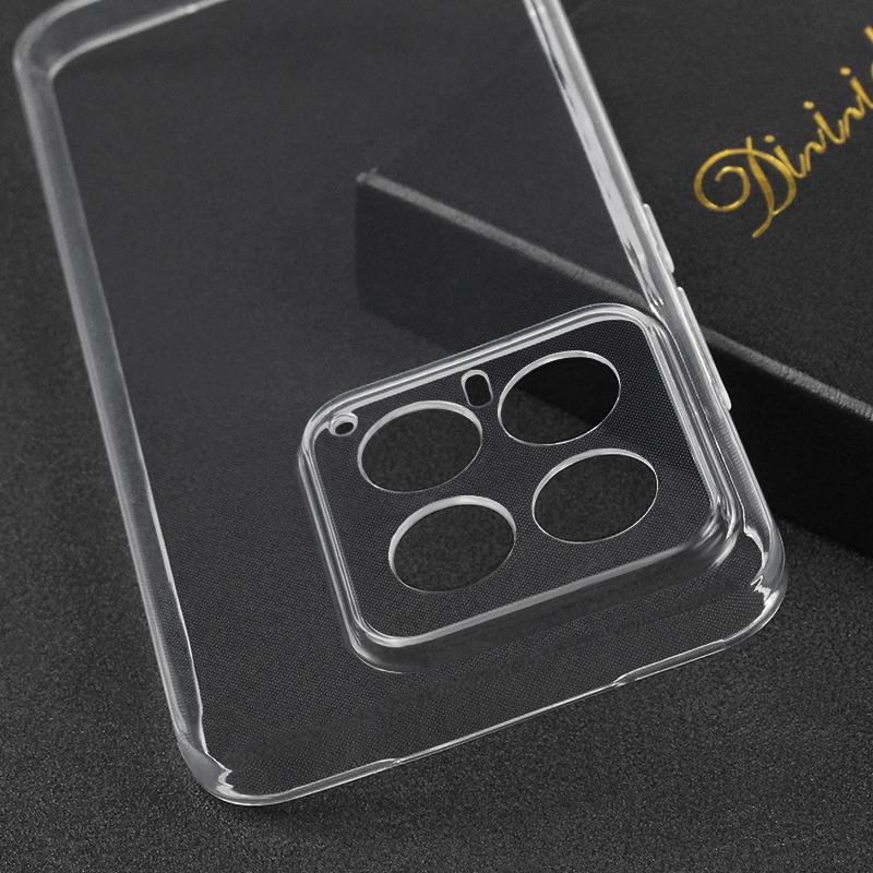For Xiaomi 14 Case TPU Phone Cover HD Clear Cell Phone Shell (Precise Rear Lens Cutout)