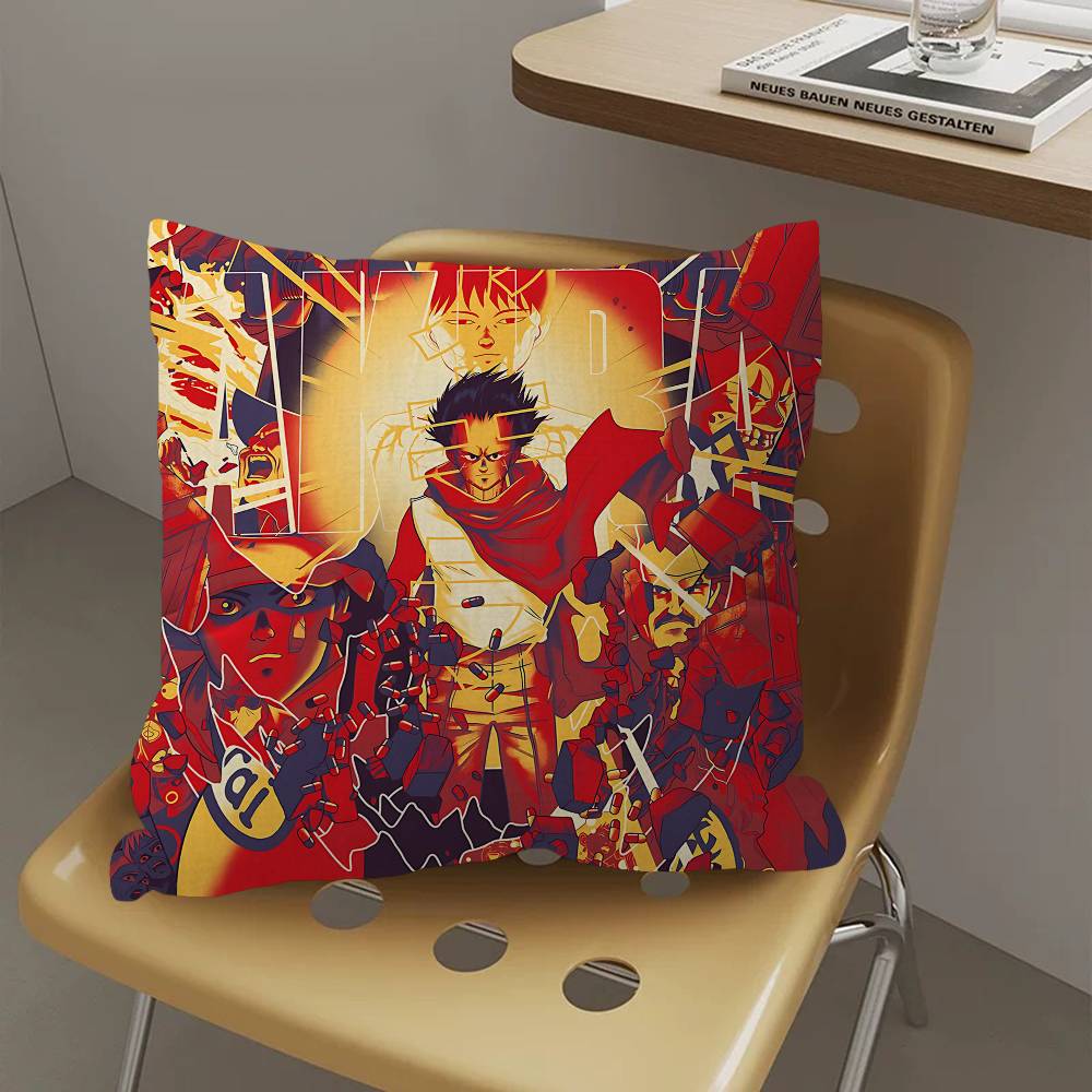 A-Akira Painting Cushion Cover Car Throw Pillow Case For Sofa Car Christmas Gift 40x40cm 45x45cm