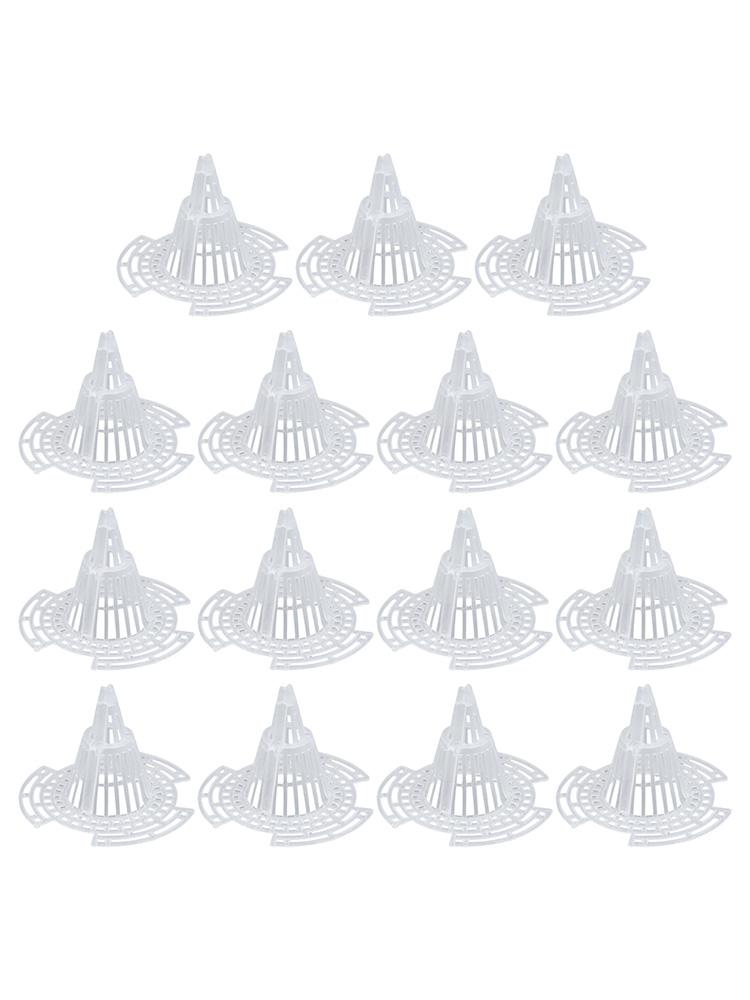 

15pcs Three Dimensional Mesh Cones for Flower Pots Designed to Increase Bottom Ventilation and Reduce Soil Compaction