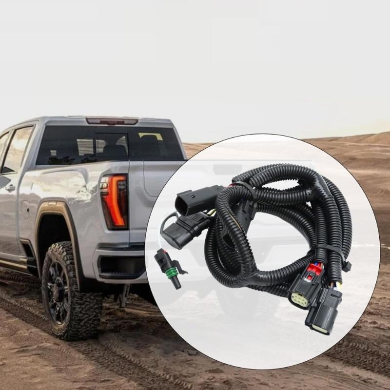 Tailgate Light Bar Harness with Reverse Wire for 1500 2500 3500 529005 Replacement Light Bar Adapter Auto Part
