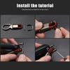 Zinc Alloy Keyring Keychain Car Key Ring Accessories For Mercedes Benz AMG GLC GLE W204 W205 W203 W211 W212 W213 W206 W210 W169 DY6 55S