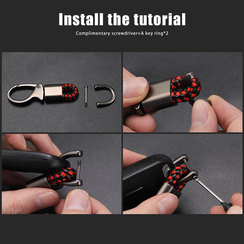 Zinc Alloy Keyring Keychain Car Key Ring Accessories For Mercedes Benz AMG GLC GLE W204 W205 W203 W211 W212 W213 W206 W210 W169 DY6 55S