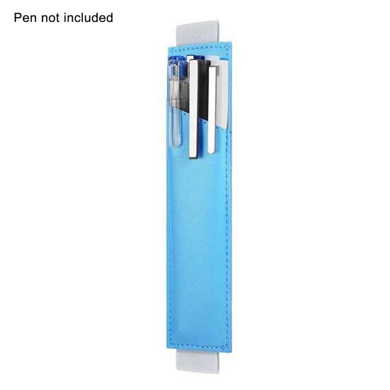 Pen Holder Multifunctional High Toughness Faux Leather Elastic Band Notebook Pen Pouch for School