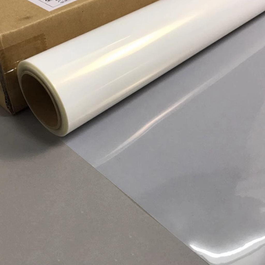 0,21-1,27x30 metri rulou serigrafie cu jet de cerneală film hârtie impermeabilă PET film serigrafie textil imprimantă PCB șablon