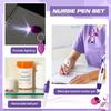 Abzeichenclip Ausziehbarer Kugelschreiber Set 6-in-1 Multifunktions Permanentmarker