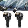 Sale 2Pcs Car Windshield Wiper Washer Spray Nozzle Fits Most Car Models Car Dual Holes Windshield Washer Nozzle Water Spray Hoses Windshield Washer 1