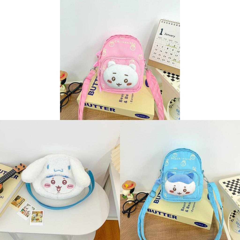 Chiikawa Themed Soft Pvc Water Bucket Bag With Zipper Closure For Casual Outings