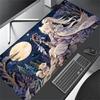 Anime Girl XL Gaming Mouse Pad Stitched Edge Non-Slip Rubber Base Large Desk Mat For PC Laptop Gamer Mouse Pads Playmat Rug