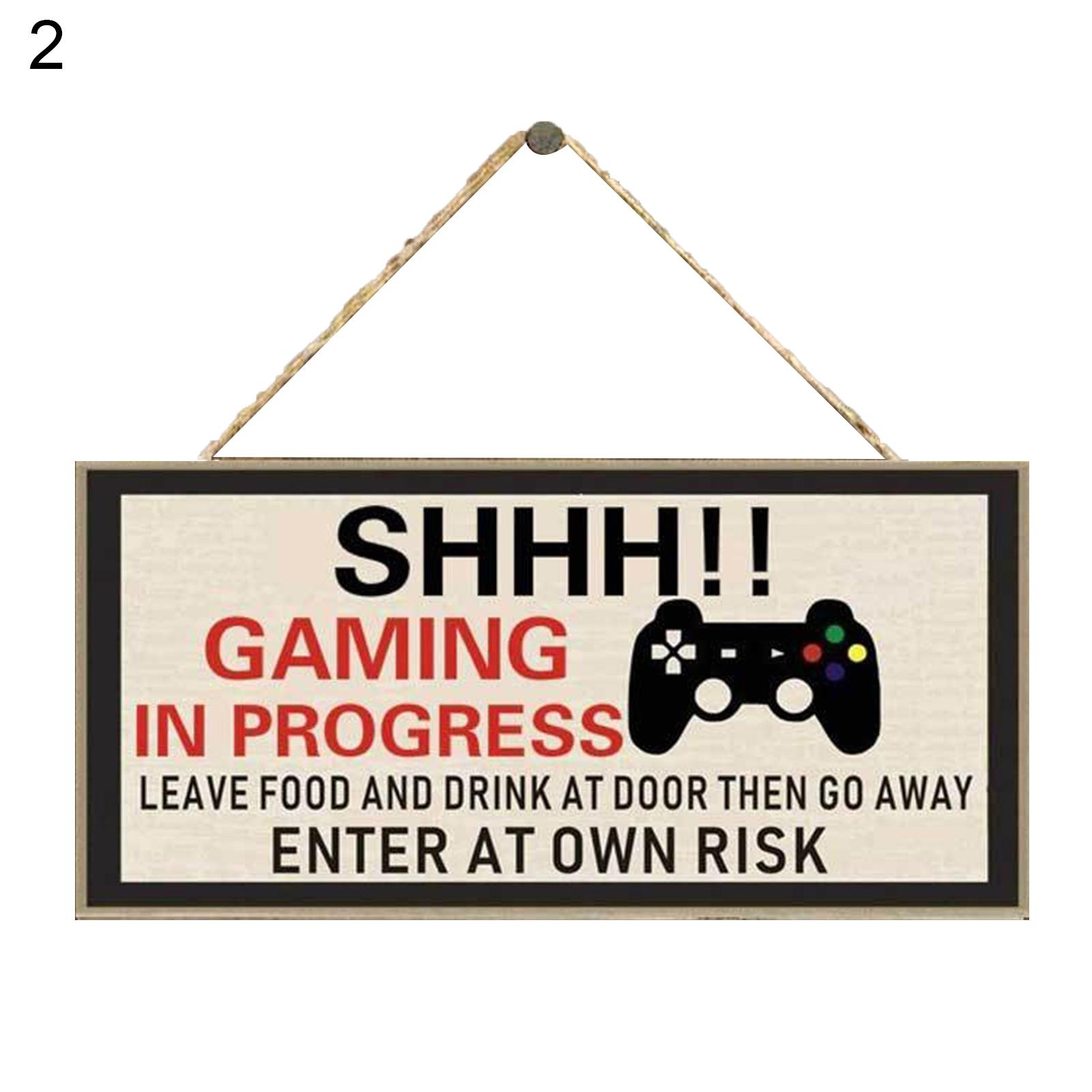 

TDStore деревянная подвесная табличка, знак, плеер, игра, подарок для спальни, подвеска, украшение для дома