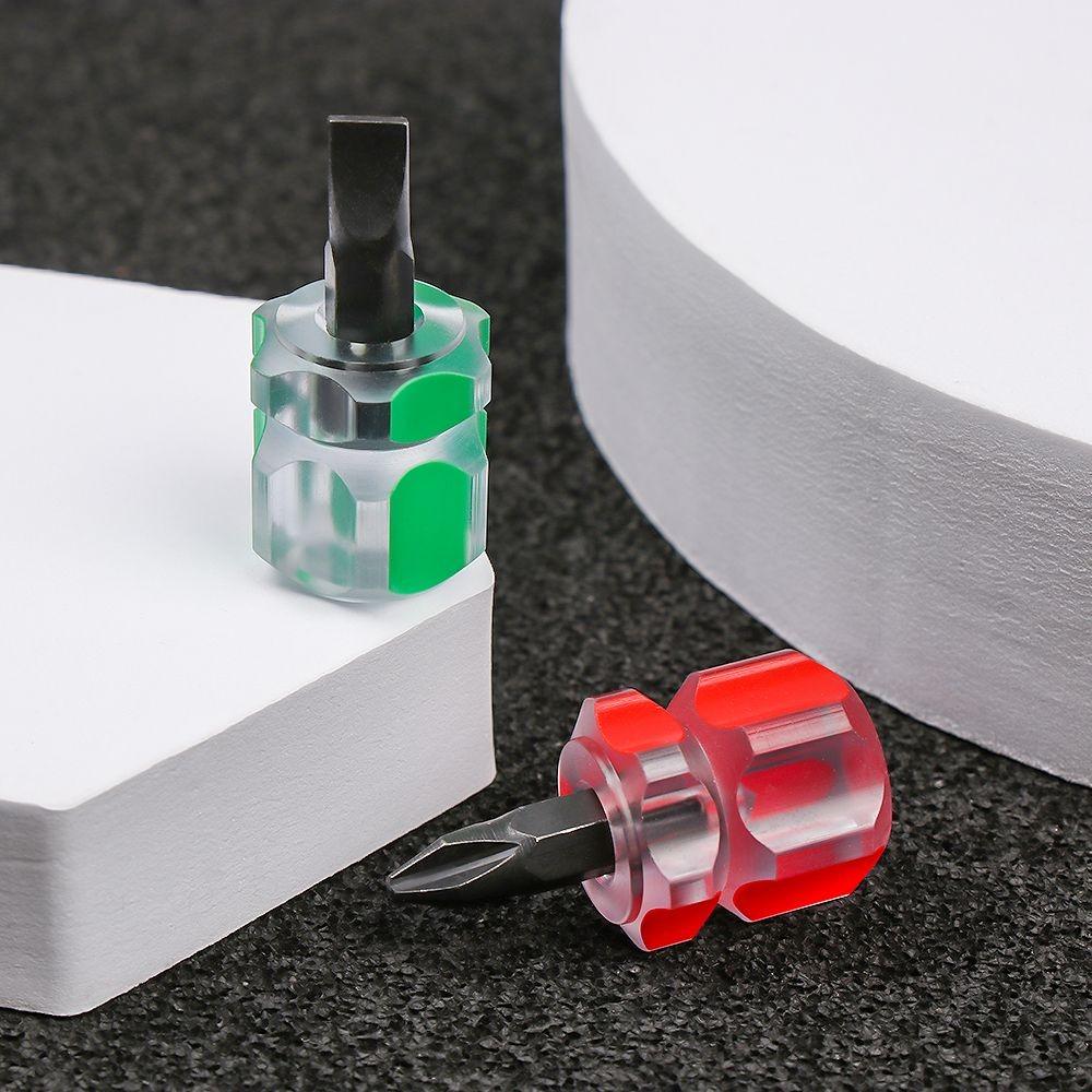 

Mini Small Car Fender Repair Tools Transparent Radish Head Screw Driver Car Repair Screwdriver