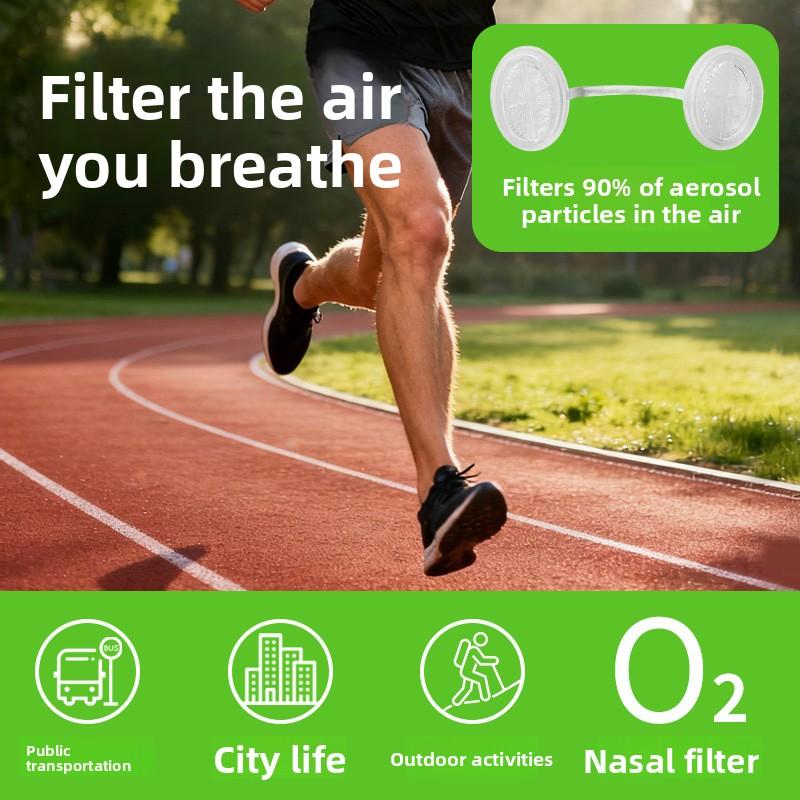Disposable Invisible Nose Mask Filter Nasal Dilator Dust-Proof Anti-Dust Powder Haze Industrial Nose Plug S M L XL 10-Pack