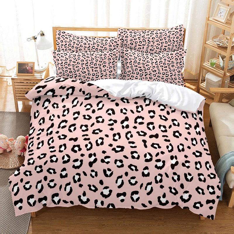 Camouflage Quilt Duvet Cover Set Full Size King Queen 3D Bedding Sets Pillowcase Linen Leopard Double Single Bed 220x240 200x200