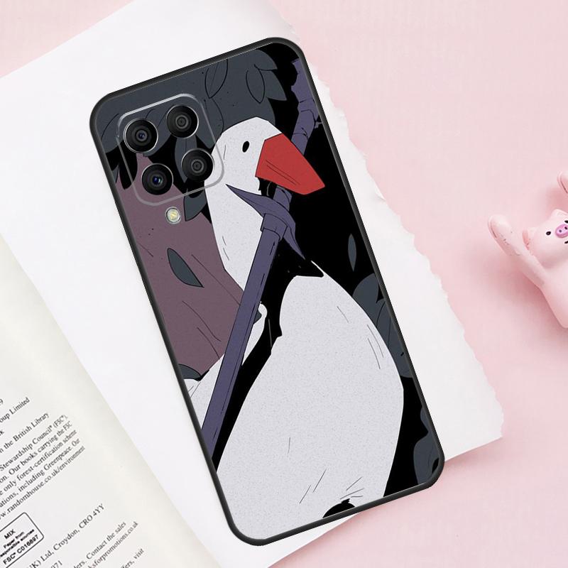 Cartoon Funny Goose Case For Samsung Galaxy M51 M55 M35 M15 M56 M36 M16 M06 M13 M33 M53 M12 M32 M52 M14 M34 M54