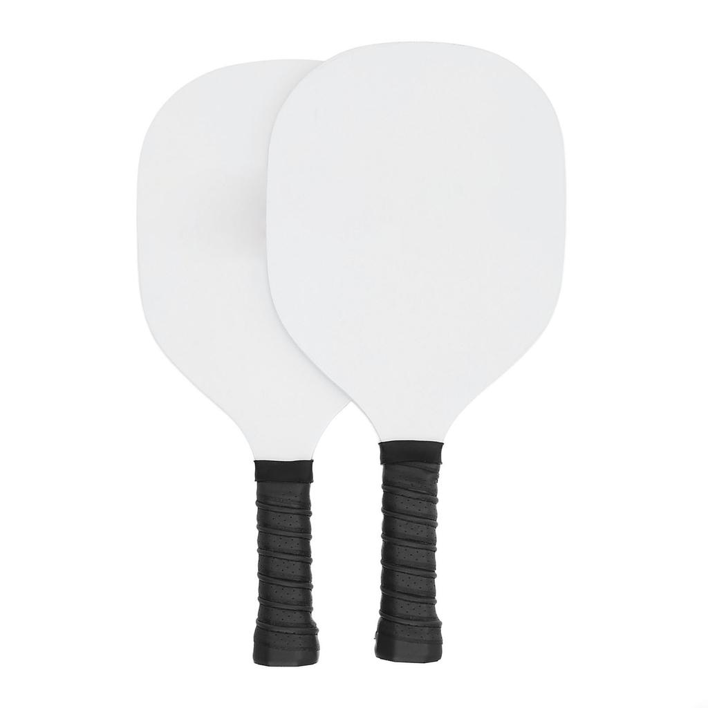 Bollpaddlar Set Halkfritt Komfort PU-grepp Stötdämpning Större Träffyta Poppelträ Bollpaddlar