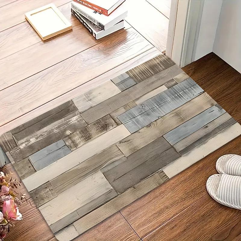 Cute Giraffe Welcome Doormat Funny Animal Giraffe Print Welcome Mat Brown Khaki Entrance Rug Outdoor Indoor Door Floor Mat