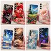 Hülle Für Samsung Galaxy A17 A37 A57 5G Cover Neue Stilvolle Blume Klare Weiche Silikon Handyhülle Für Samsung A 17 A 37 A 57 Stoßfänger