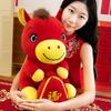 Year of Horse 2026 Zodiac Pony Figurine Mascot Dolls Cotton Filled Horse Stuffed Animal Cartoon Cute Plush Horse Doll