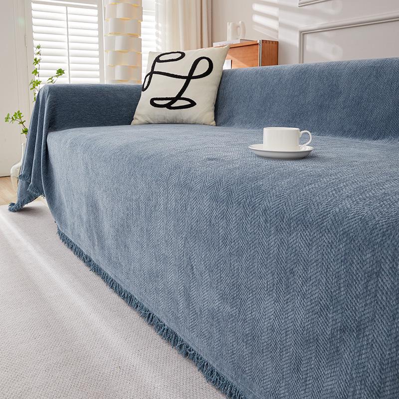 Chenille Waterproof Cat-Resistant Universal Sofa Cover for All Seasons