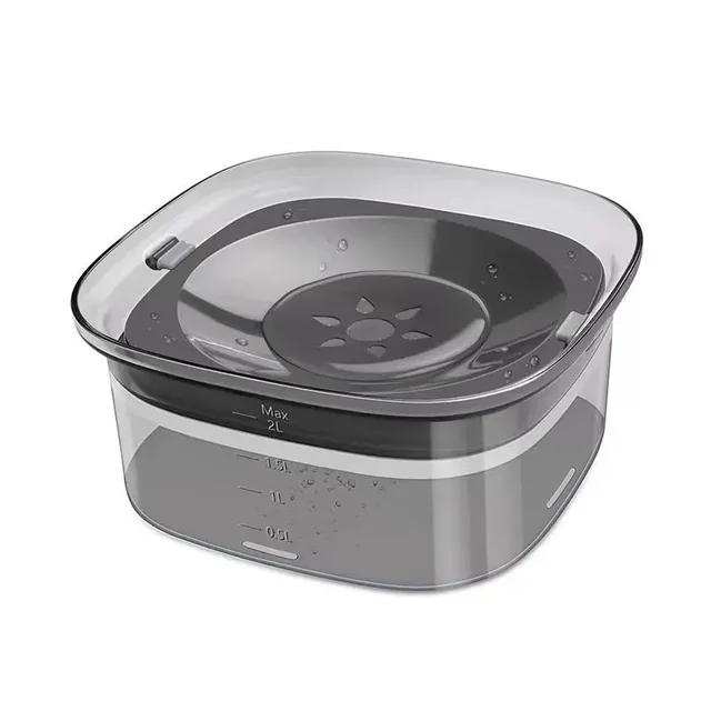 Anti-Überlauf-Trinkwassernapf für Hunde, ohne Verschütten, Trinkwasserspender, schwimmender, nicht benetzender Katzennapf, Hundenapf aus Kunststoff