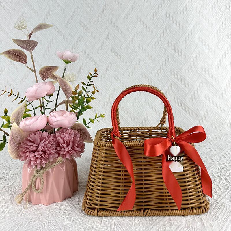 Woven Storage and Picnic Basket