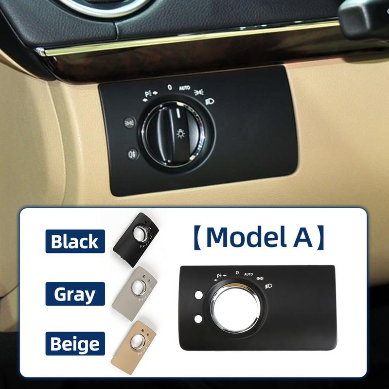 For Mercedes Benz ML300 ML350 GL320 GL350 W164 X164 New Black Car Headlight Switch Cover Panel Replacement 1645453504