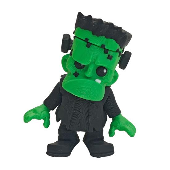 3D Printed Zombie Figurine Movable Joints Halloween Zombie Statue Stress Relief Fidget Toy Desktop Decoration Ornament