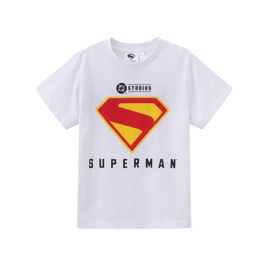 SUPERMAN Childrens/Kids Logo T-Shirt