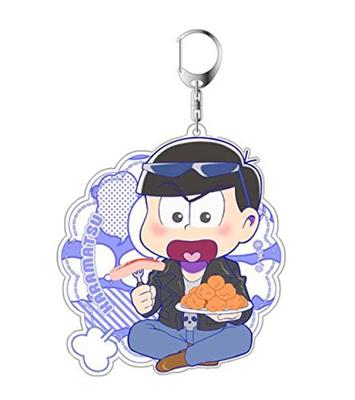 Original Illustration Munching Acrylic Keychain Karamatsu Osomatsu-san