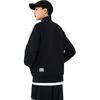 Anta Lifestyle Series Letter Stripe Stand Collar Zipper Long Sleeve Sweatshirt Men sweatshirt Snow-White 152438706-1