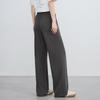 Elva' Island Women's High-Waist Drape Straight-Leg Trousers