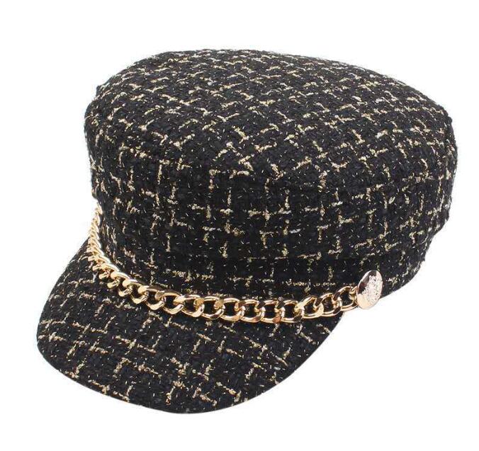 2024032703 Golden Chain Girl Beret Polyester/Cotton