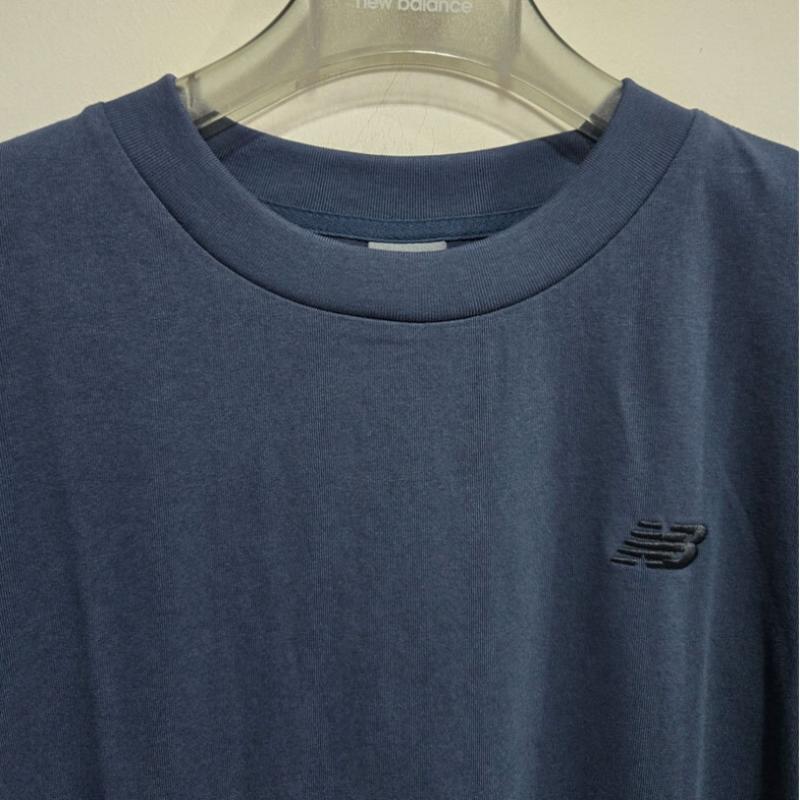 ★★New Balance★★ NBNEF22451 UNI PREMIUM LOGO SHORT SLEEVE New Balance Premium Logo Short Sleeve Tee Nbnef22451 Navy