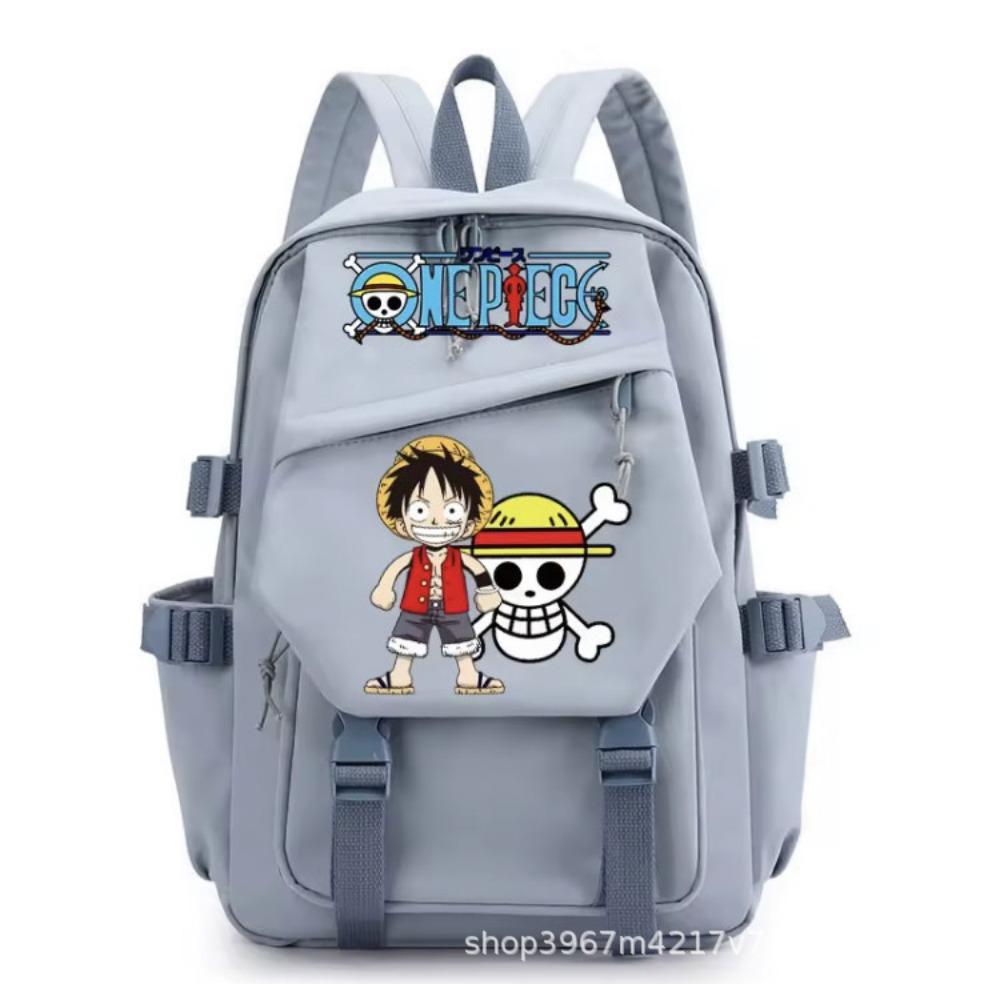 ONE PIECE High School Junior High School Student Elementary School Bag Luffy Fashion Trend Large Capacity Teen Backpack