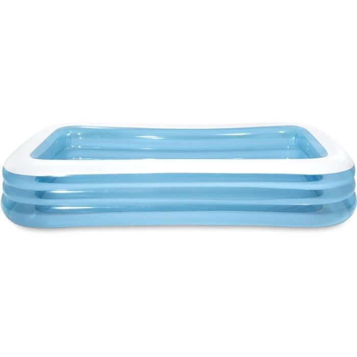 Piscine rectangulaire givrée - INTEX - 1020 Litres - 6 ans et + - 305 x 183 x 56 cm
