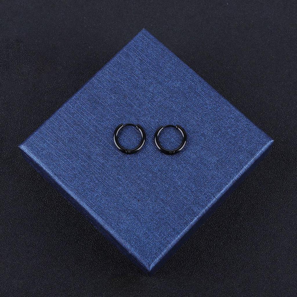 1Pcs Circle Hoop Earring for Women Men Ear Rings Ear Huggie 6-18mm