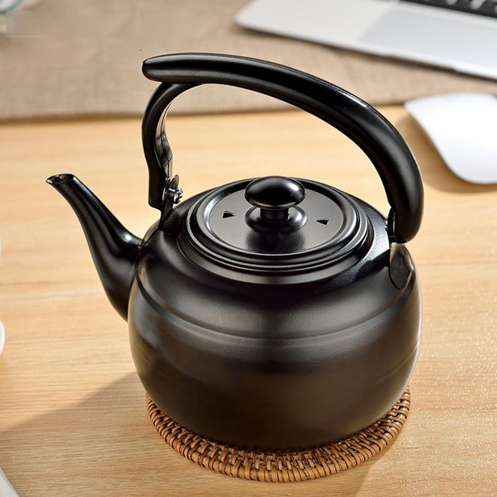 Paslanmaz Çelik Çaydanlık Kettle Kahve Kettle Ev Otel Mutfak Eşyaları 1000ml Çay Severler için Güzel Hediye Paslanmaz Çelik Çaydanlık