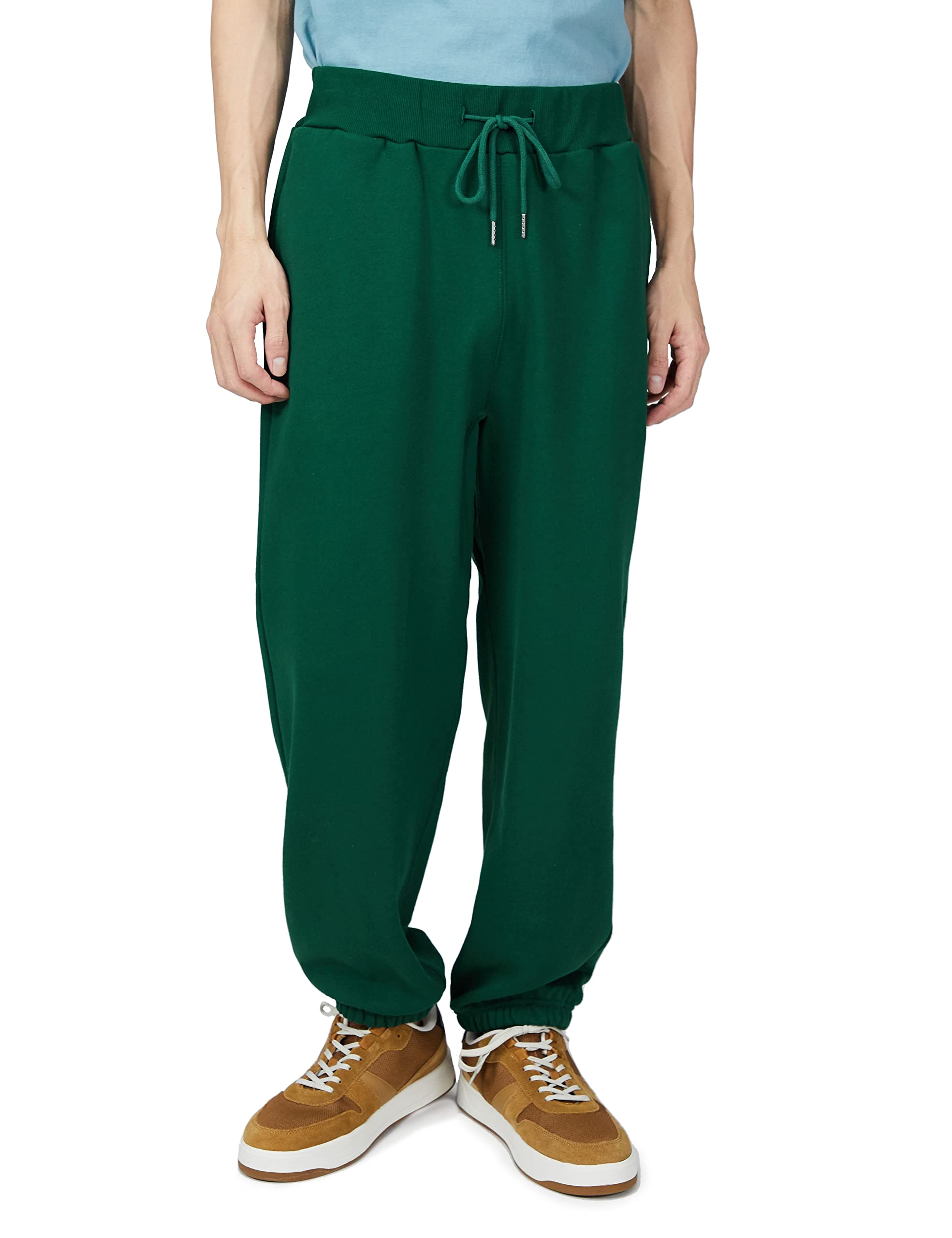 

Улучшенные мужские флисовые джоггеры, зеленые, размер M