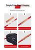 GTG Red Copper Cold Crimp Splice Terminal Connector Tube