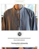 Men's Cotton & Linen Tang Suit: Ancient Style Chinese Meditation & Tea Suit, Zhongshan Hanfu for Spring, Summer, Autumn.