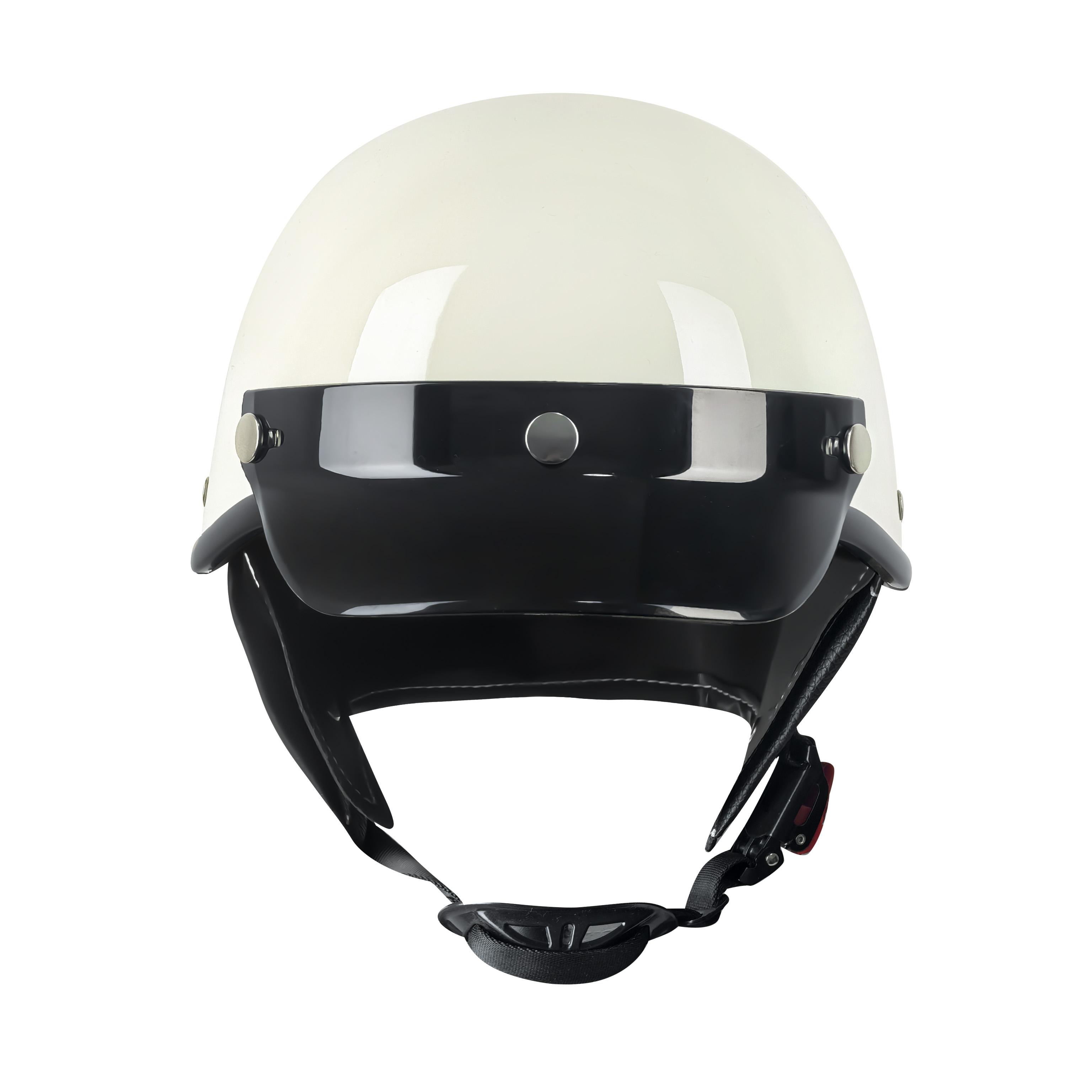 All-Season Unisex Half Helmet - Soft Removable Liner & Quick-Release