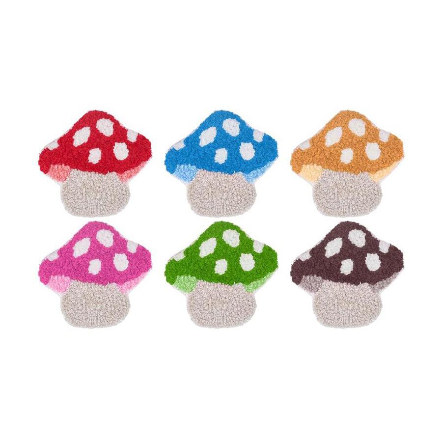 Poke Embroidery Handmade Diy Coaster Material Pack Heat Insulation Pad Embroidery Manual Decompression 10x10cm(diykit,includesembroideryhoop