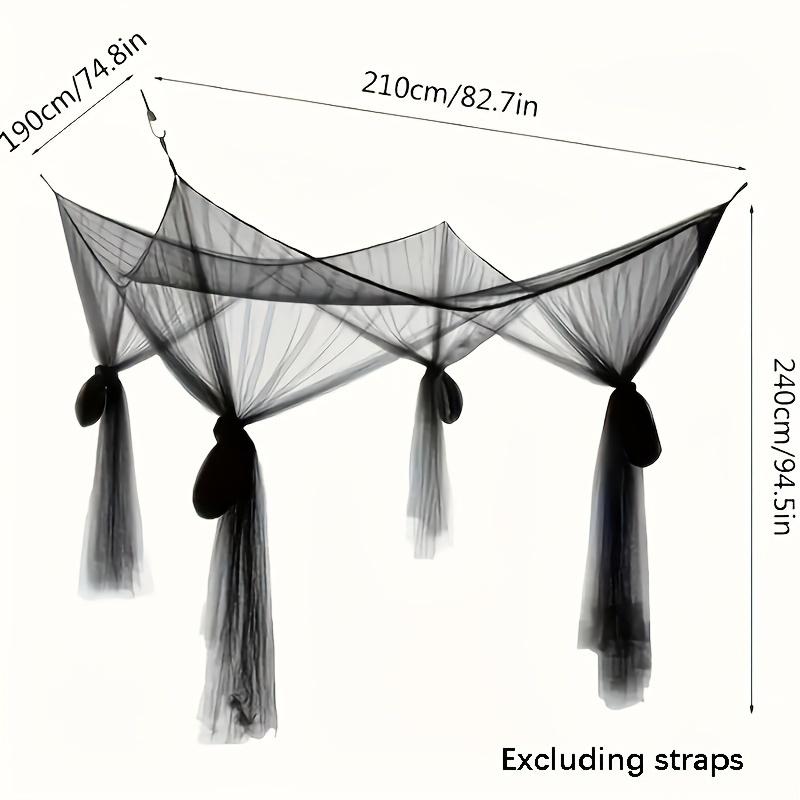 Elegant Rainbow Mosquito Net - Large Bed Canopy with Drawstring Closure, Perfect for Outdoor & Indoor Use