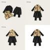 Boy Child Suit Set With Polyester Fabric For Spring And Autumn Playwear