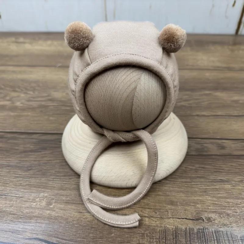 2Pcs Studio Baby Photo Props Accessories Infant Shot Clothes Outfits Fotografia Newborn Photography Clothing Hat Jumpsuit