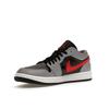 Air Jordan 1 Low Cement Fire Red Women Sneakers Grey Cement-Grey Black FZ4183-002