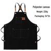 16 Oz Thick Canvas Apron with Logo for Painting and Gardening