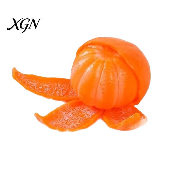 Portable Stress Reliever Relief Peeling Orange Toy Slow Rising Squeeze Management Tool Ball Anti-anxiety Simulation Fruit Sensory Fidget
