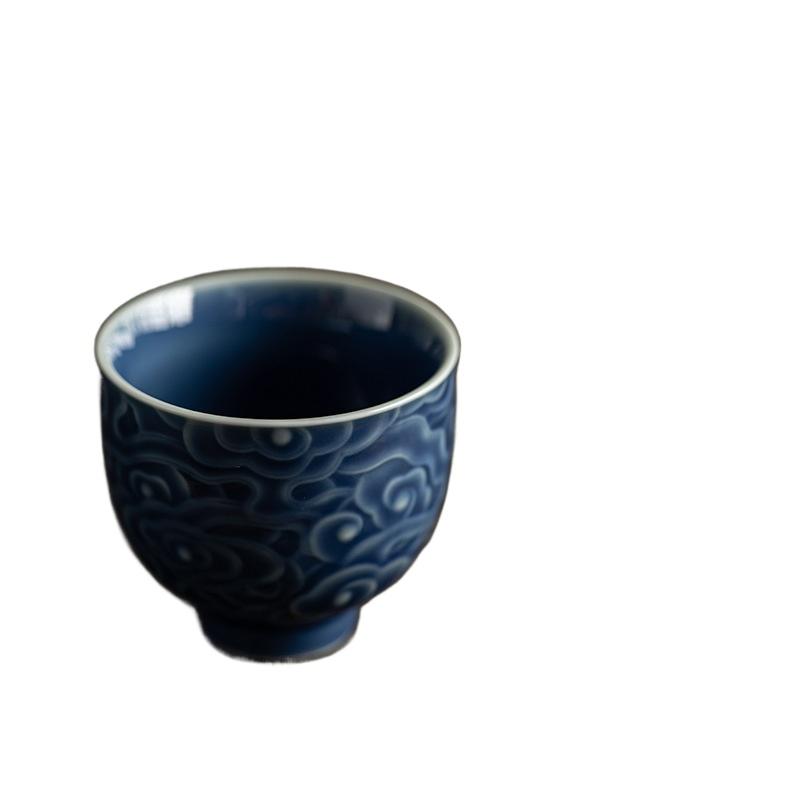 Ceramic retro master cup Kung Fu tea cup personal cup tea cup tea room tea cup household anti-scalding tea cup