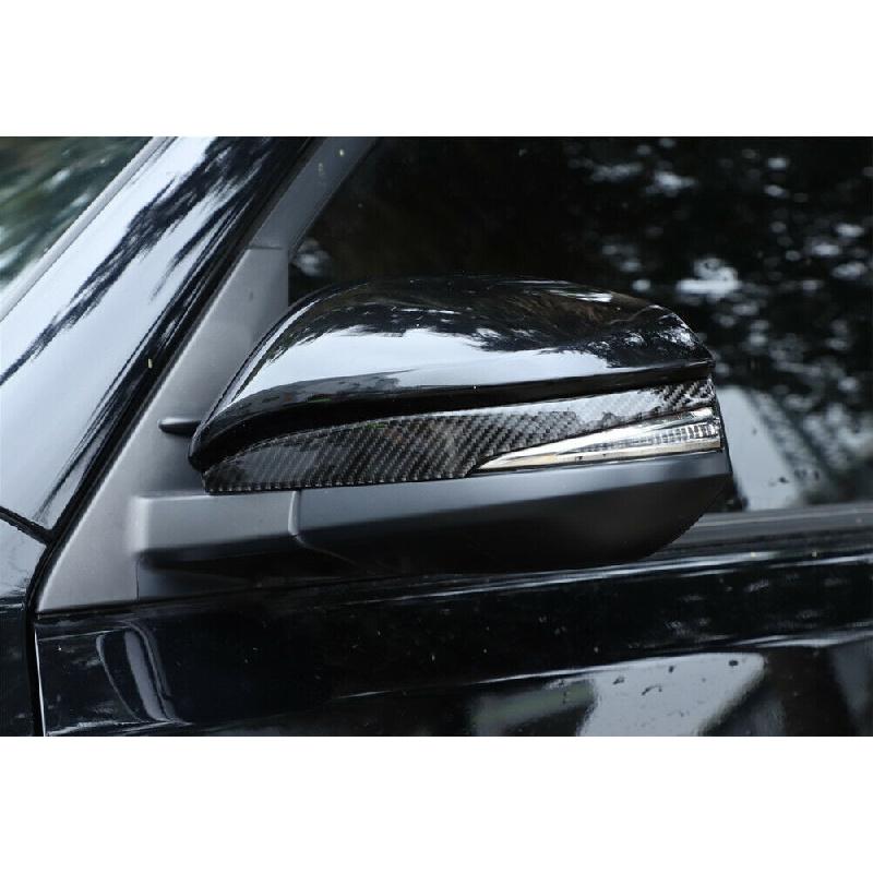 For Toyota 4Runner 2010-2024 Carbon Fiber Rear View Mirror Strip Molding Trim